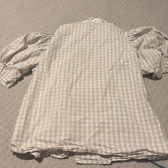 Batsheva gingham ruffle trim top - Picture 6 of 6